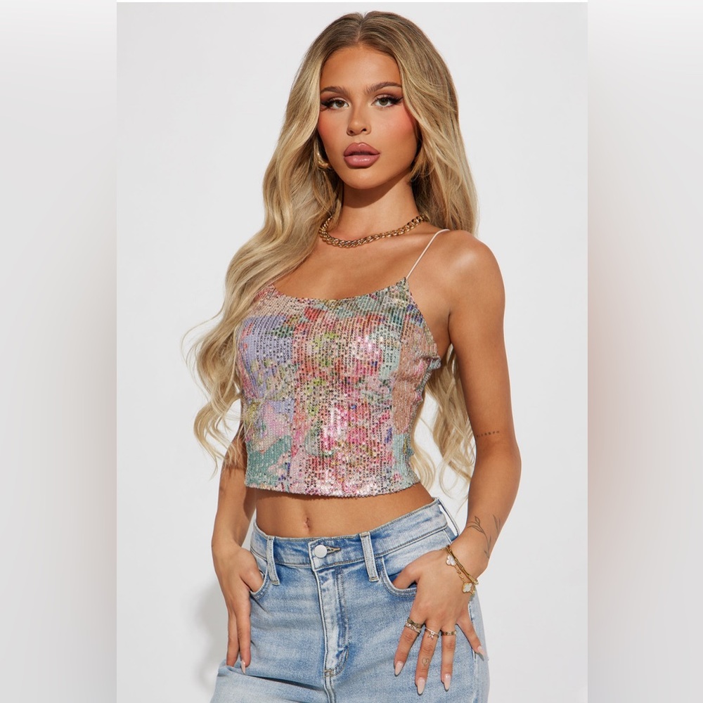 New Sequin top